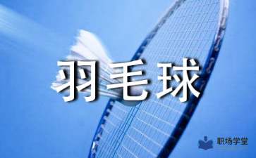 大學羽毛球比賽策劃書